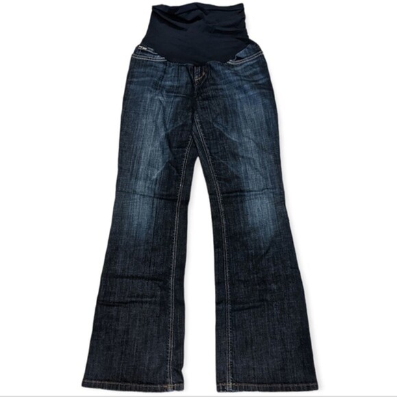 Joe's full Panel dark wash flare maternity jeans 29 Provocateur - Picture 5 of 7